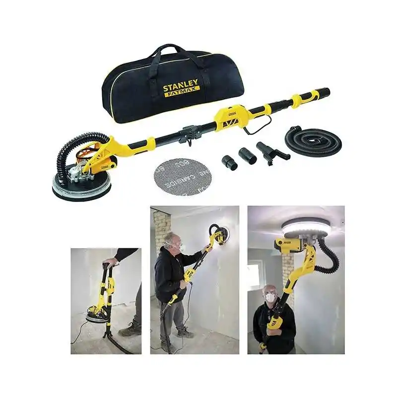 Ponceuse murale extensible stanley d.225 750w