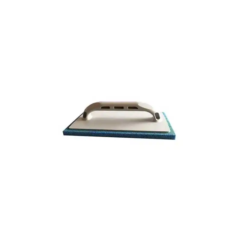 Truelle caoutchouc éponge antichoc 28 28x14 cm - ép. 14 mm - bleu (dur)