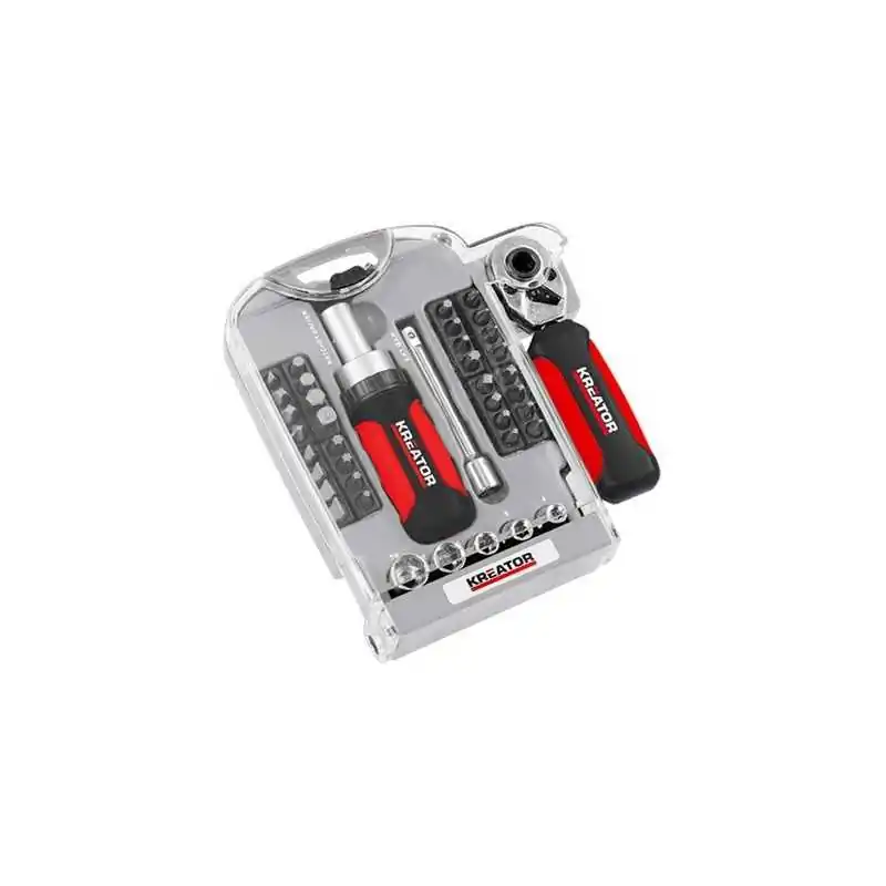 Serie inserti con cricchetto 40 pezzi