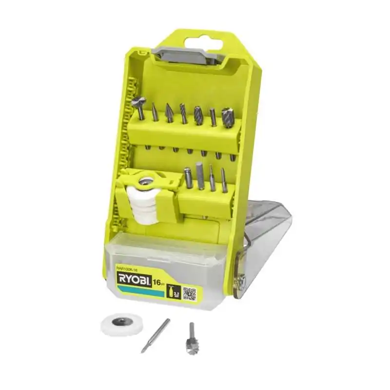 Kit da 16 pz: accessori per intaglio e incisione  rar100k-16