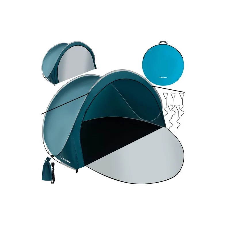Tenda da spiaggia 200x120x110cm trizand 21267