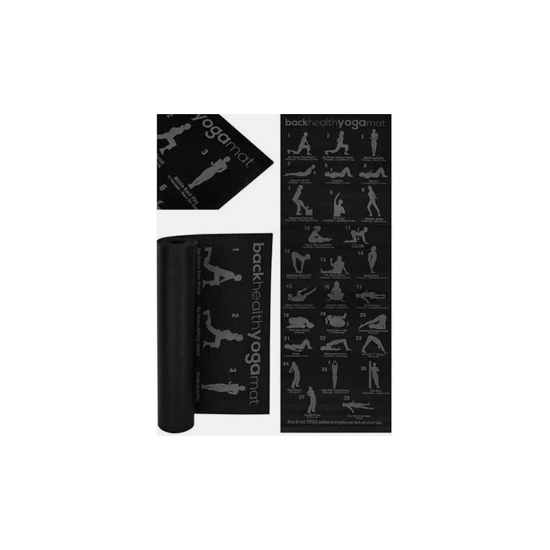 Tappetino yoga fitness con piano di esercizi Tappetino yoga fitness con piano di esercizi