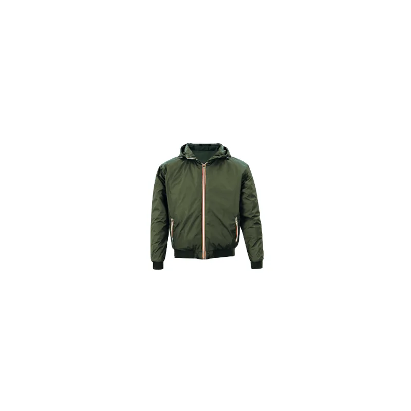 Giubbotto nylon/poliestere verde