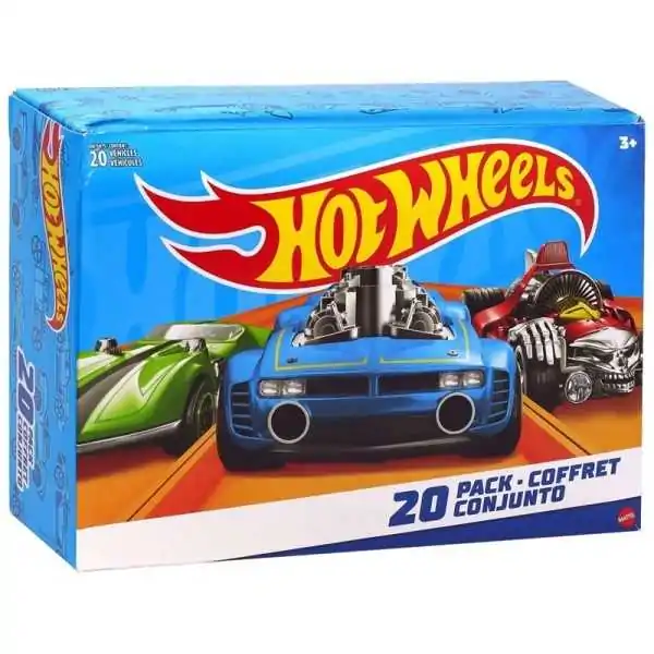 Hot Wheels die cast -veicoli confezione da 20 19x2