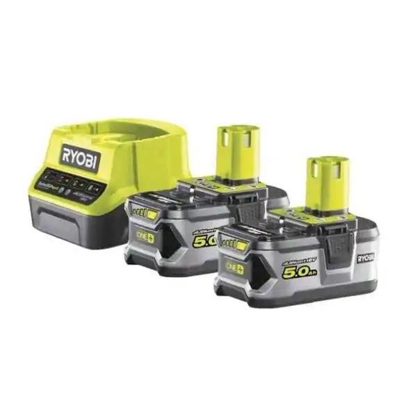 Kit Batteria e Caricabatteria 18V (2x 5.0Ah) Ryobi