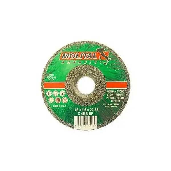 Disque à tronçonner 115x1,6 pour pierre molitale