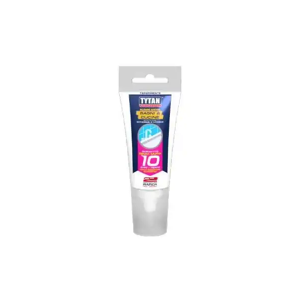 Tytan Professional Silicone Acetico Bagni e Cucine 60ml Trasparente