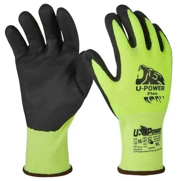 Guanti Da Lavoro Flex Verdefluo U-power