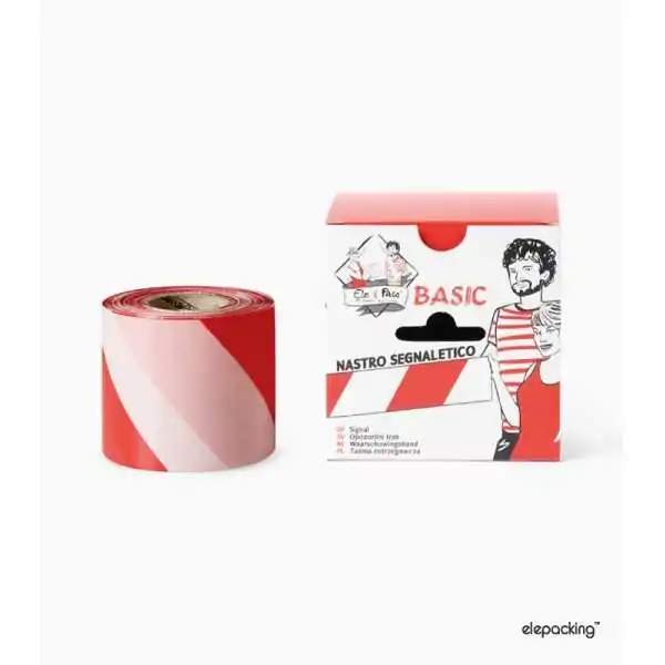 Nastro Segnaletico Bianco E Rosso