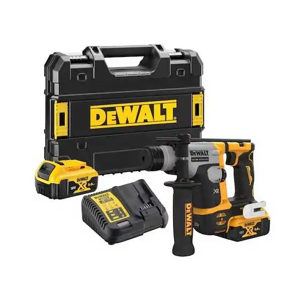 Perceuse à percussion sans balais Dewalt SDS Plus 18V XR 16mm - 2 x 5Ah