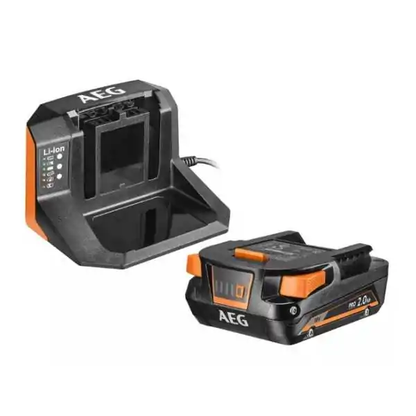 Aeg kit caricabatterie e 1 batteria 18V 2.0 Ah
