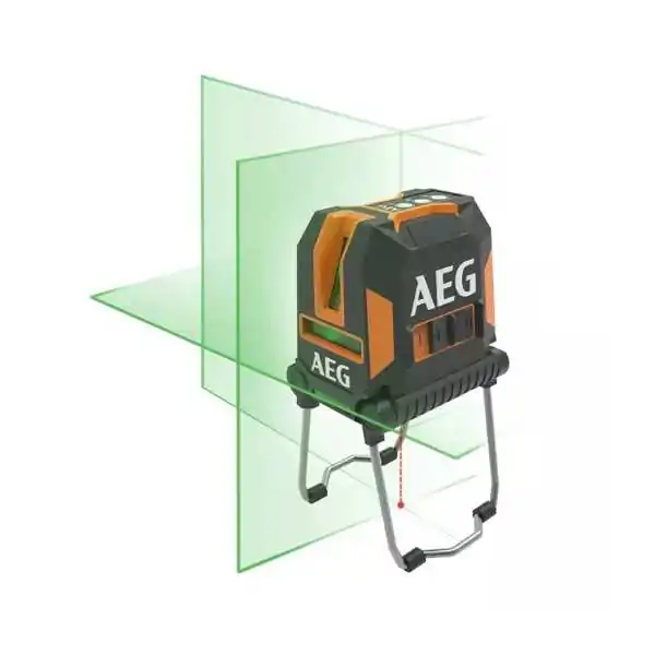 Niveau laser vert Aeg - 3 lignes + plomb
