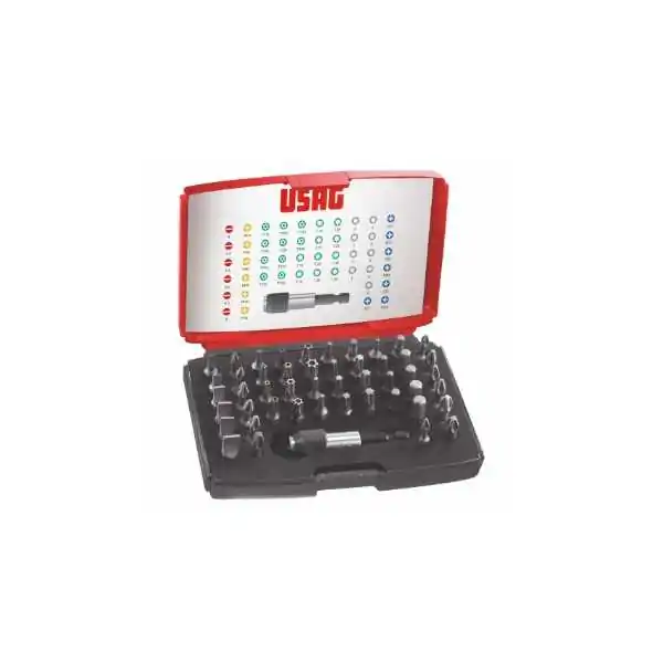 Usag Assortimento Di Inserti Per Avvitatura (49Pz)-Attacco 1/4"