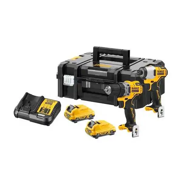 Kit perceuse-visseuse + clé à chocs Dewalt