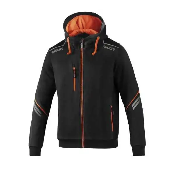 Sparco Felpa Tecnica Full Zip Con Cappuccio Colorado