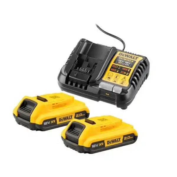 Kit batterie Dewalt XR 18V ​​2Ah + chargeur