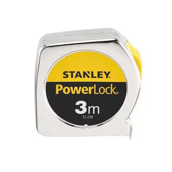 Stanley Powerlock Cassa In Materiale Sintetico 3 Metri