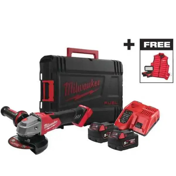 Milwaukee Kit De Meuleuse  M18 FSAG125XBMC