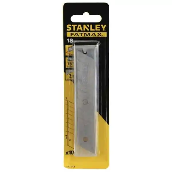 STANLEY Lot de 10 lames sécables FatMax 18 mm