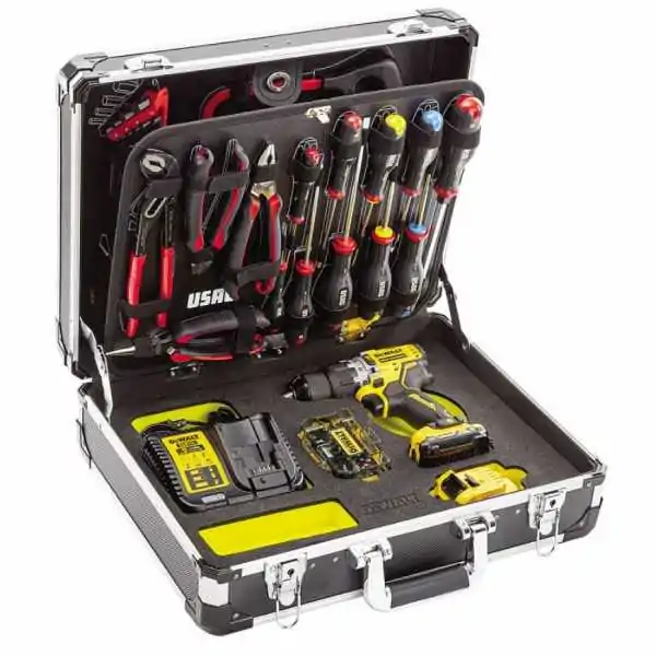 Usag+Dewalt Valigia Con Assortimento Per Manutenzione (74 pz)