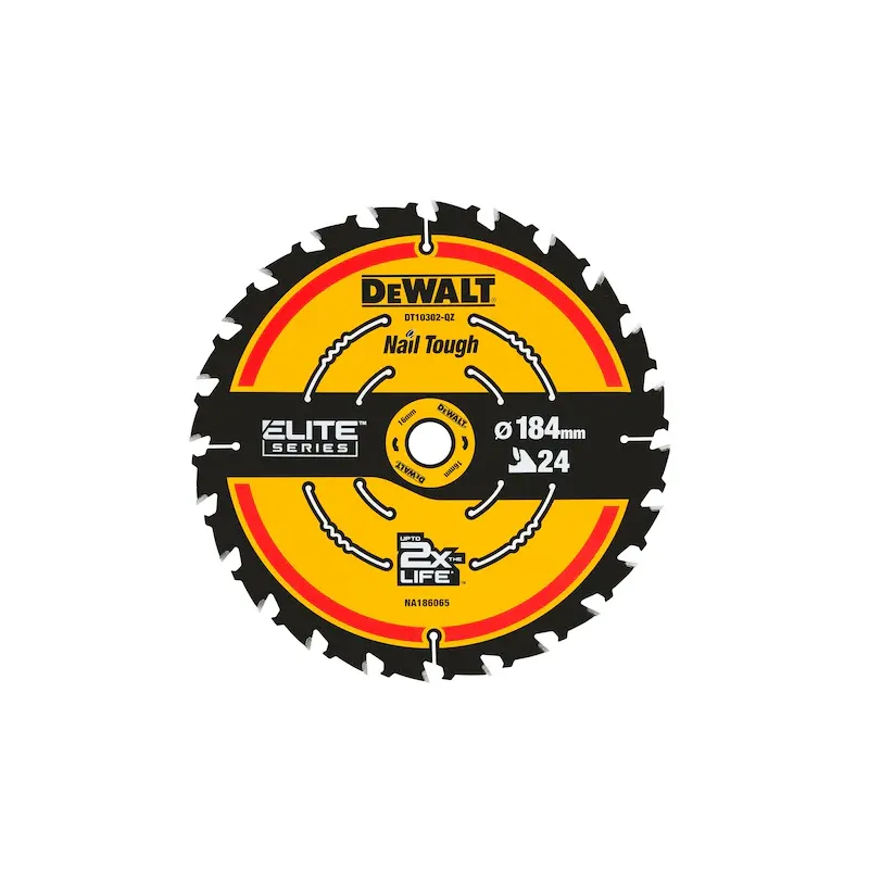 Lame circulaire Dewalt ELITE - Lame circulaire extrême 184x16x24 dents