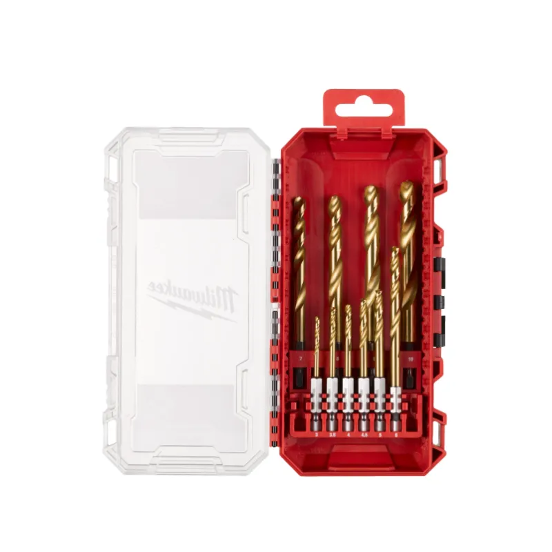 Pointes métalliques Milwaukee HSS-G TITANE SHOCKWAVE