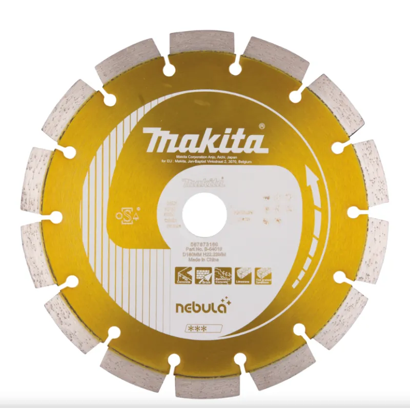 Lame diamantée Makita 180 mm, Nebula, humide et sec