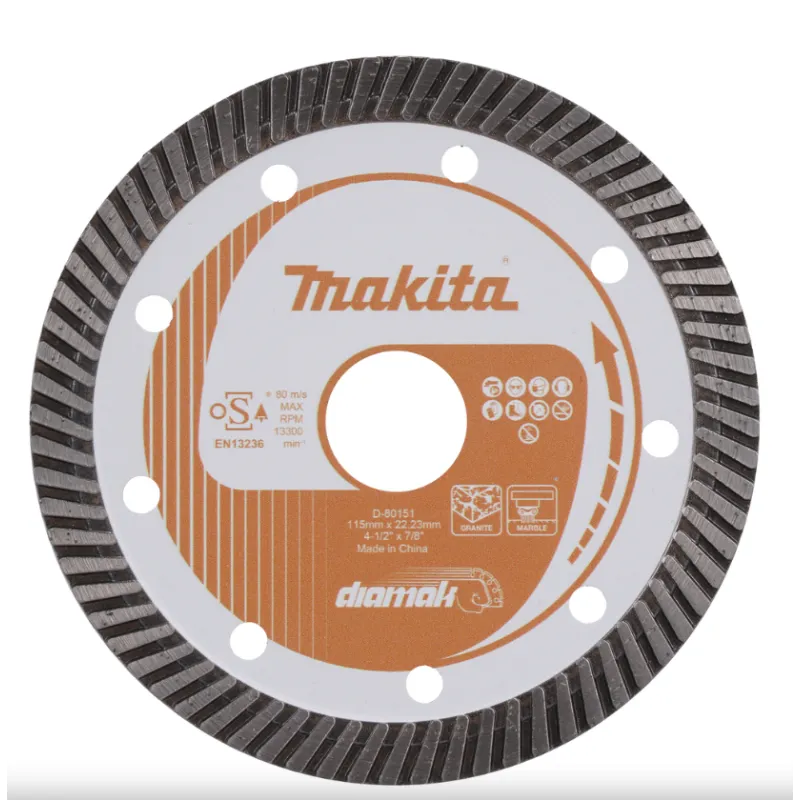 Makita Disco Diamantato Corrugato Diamak  Marmo E Granito115X22.23