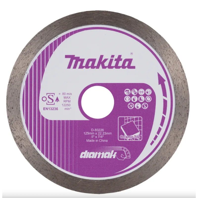 Makita Disco Diamantato A Corona Continua Diamak  Per Piastrelle 125X22.23