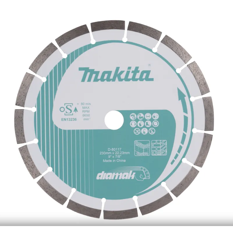 Disque diamanté segmenté multi-matériaux Makita Diamak 230 x 22,23